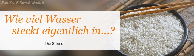 Foto: Kurt F: Domnik, pixelio.de Ein Topf mit Reiskörnern