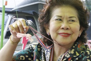 Thailänderin im Profil