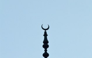 Das islamische Symbol des Halbmonds