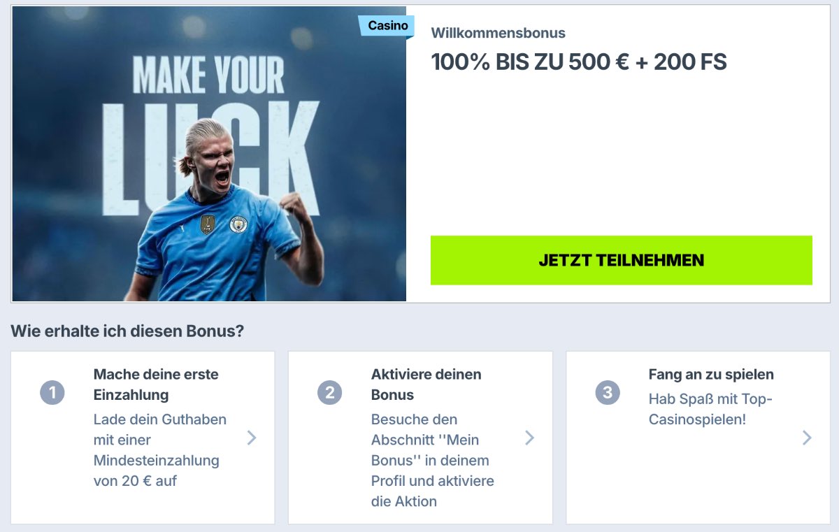 Zoccer Casino Bonusbedingungen